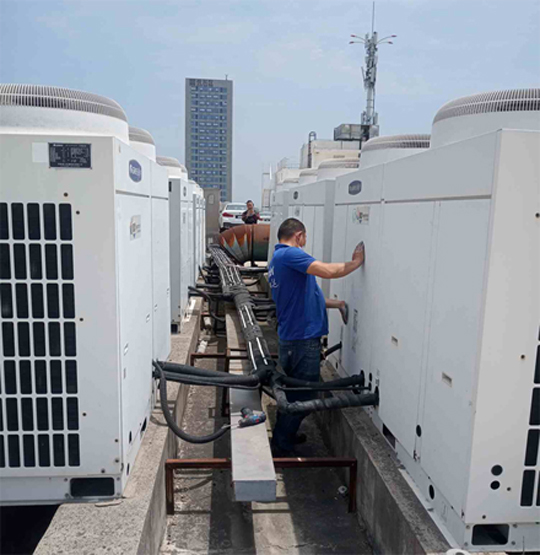 广西中央空调制热和不制冷系统维修方法